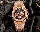 Knockoff Audemars Piguet Royal Oak Rose Gold Chronograph White Dial Watches 42mm (8)_th.jpg